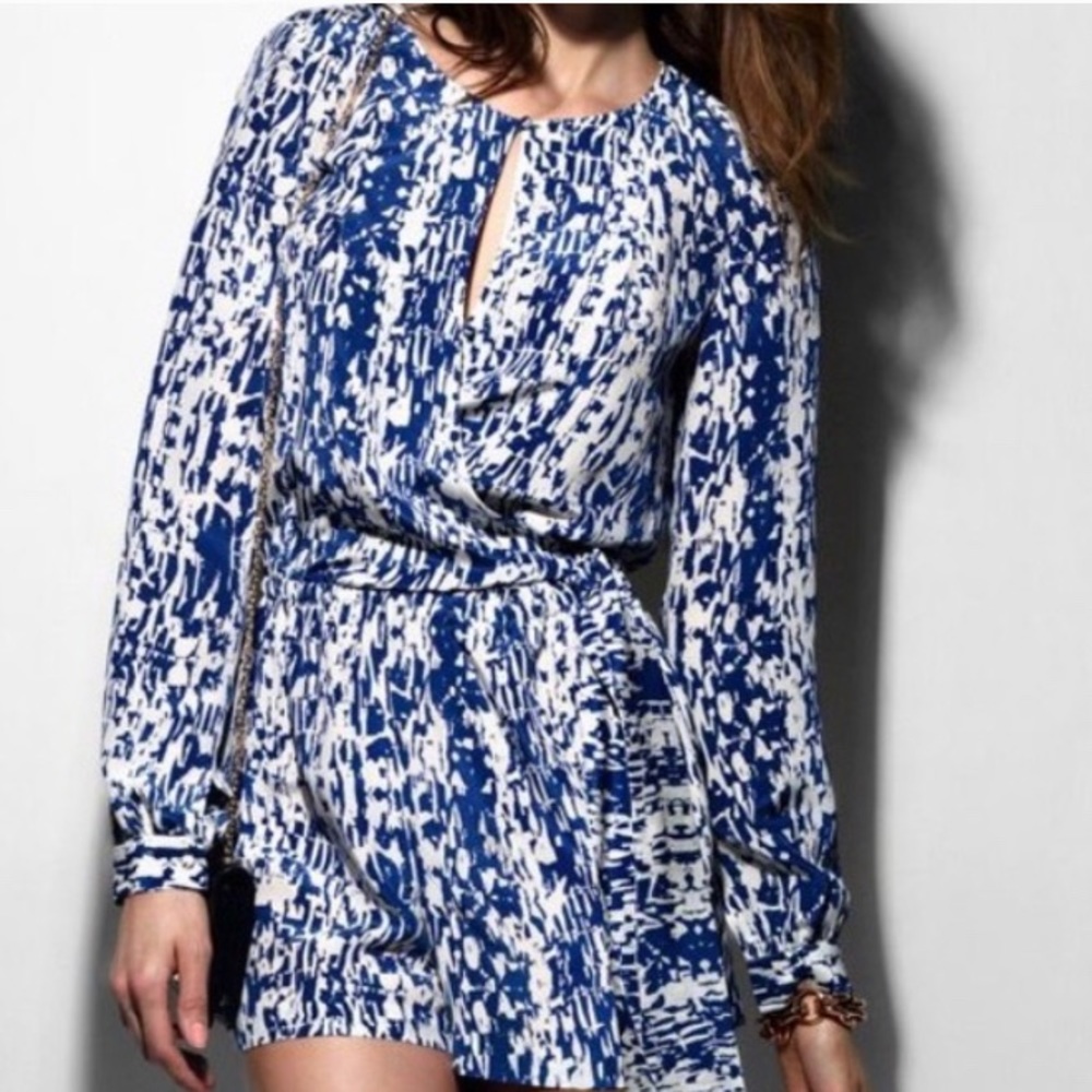 Intermix Silk Romper sz L